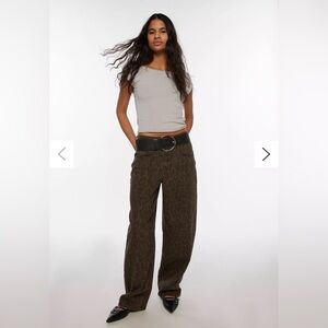 Urban Outfitters Leopard Print Wide Leg Pants